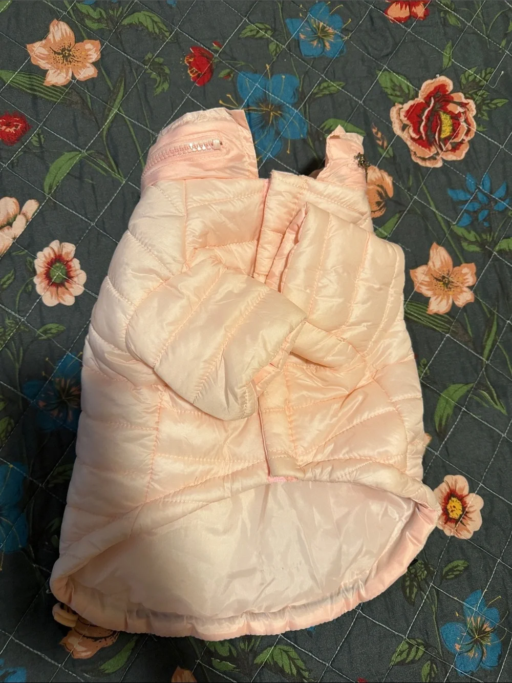 Pet Life Light Pink Quilted Dog Puffer Jacket